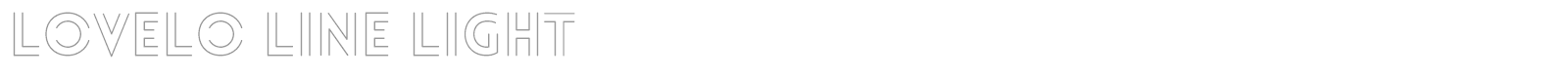 Lovelo font preview